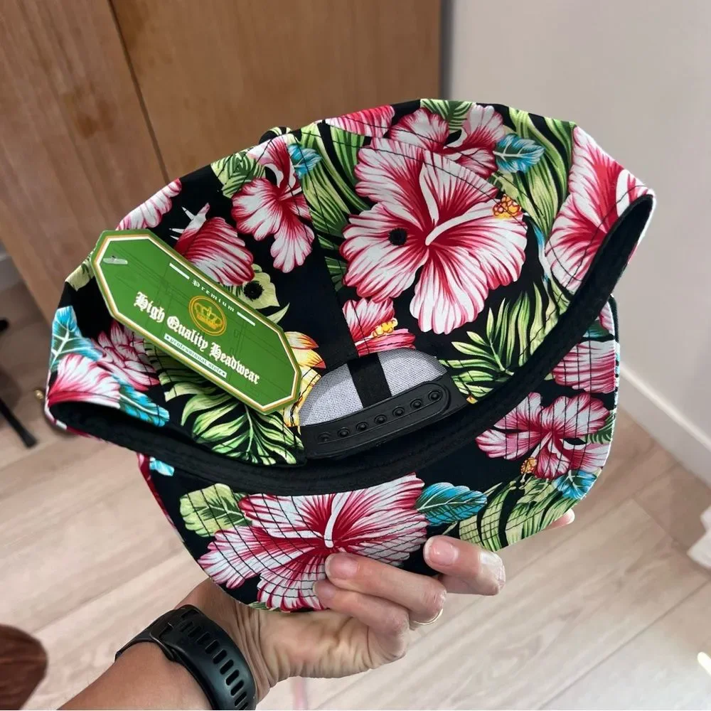 Floral Snapback Hat